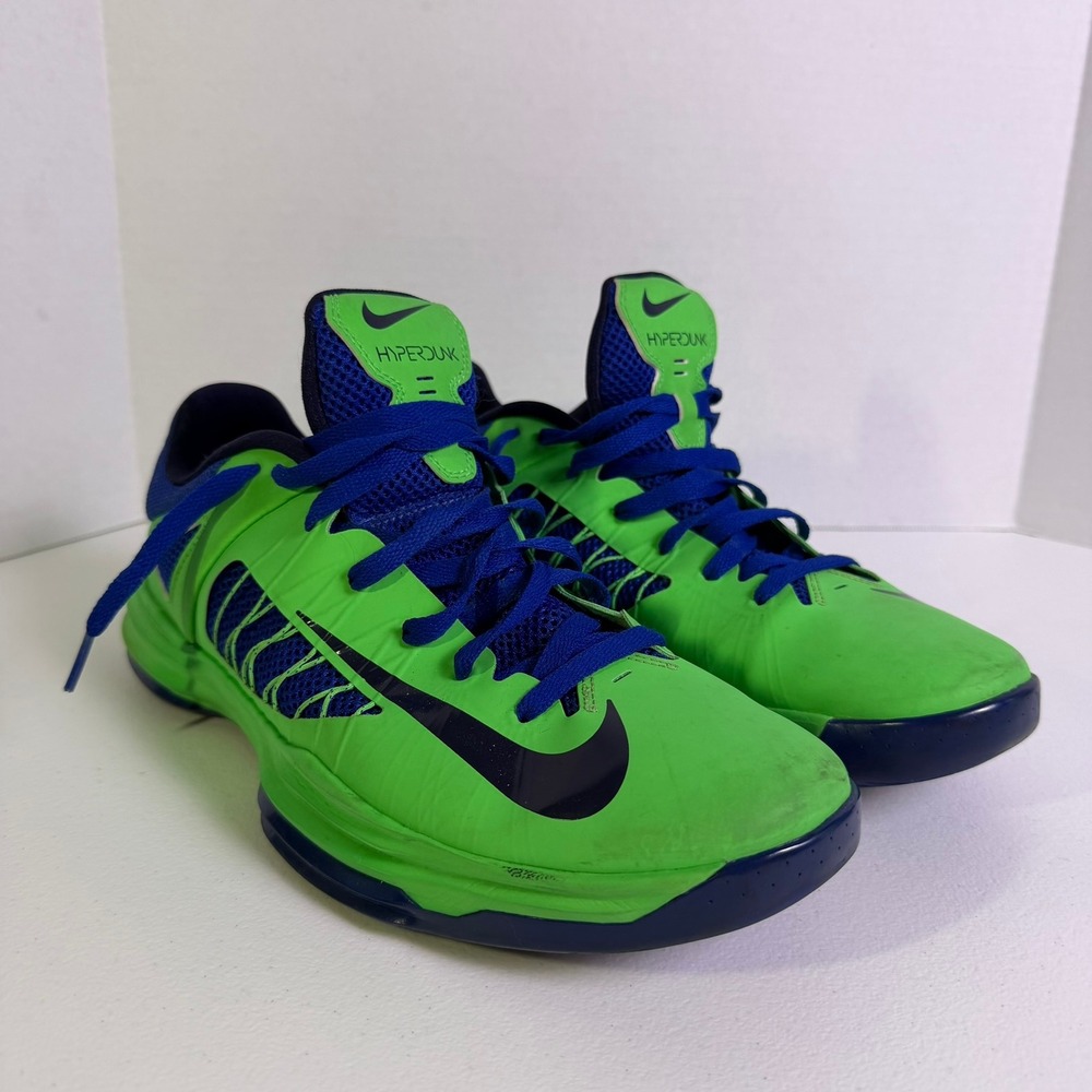 Nike Hyperdunk 2013 Low Poison Green Blackened Blue 554671-302 Mens 11